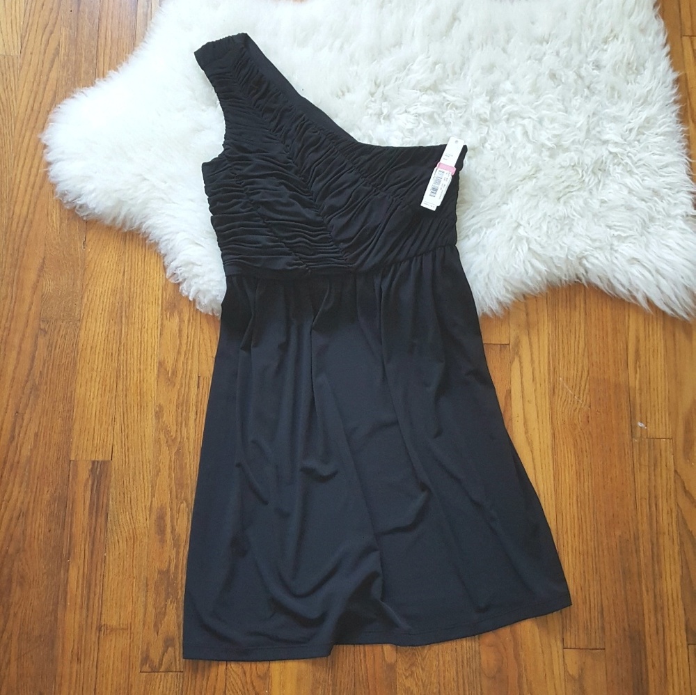 NWT Gianni Bini one shoulder cocktail dress
